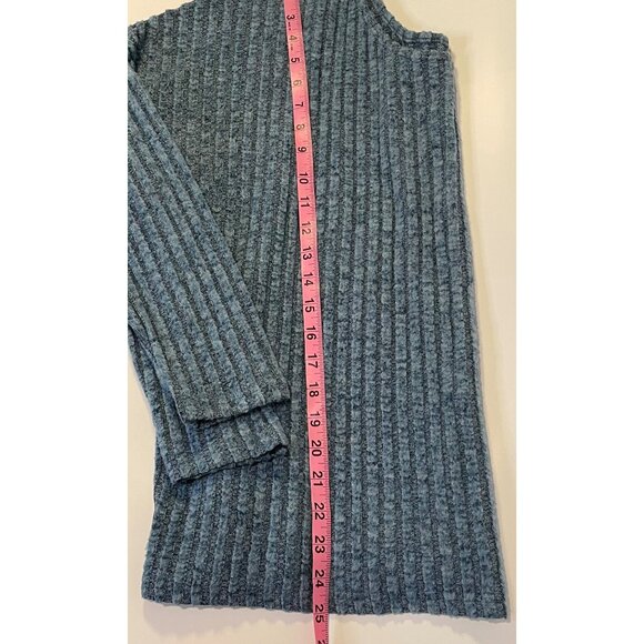 Romwe Womens‎ Ribbed Scoop Neck Pullover Sweater Size M Fitted Preppy 90s Staple - Picture 5 of 9